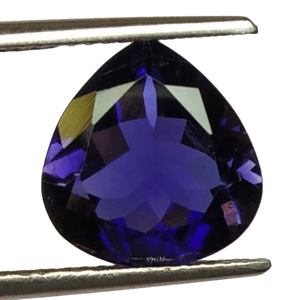 IOLITE Natural de corte de corazón de 10mm, venta al por mayor, precio de fábrica, piedras preciosas sueltas facetadas de alta calidad por quilate, IOLITE NATURAL - Product Image 3