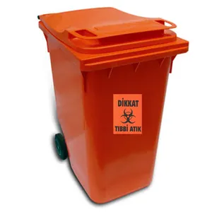 360升塑料垃圾容器用于医疗废物垃圾箱或jinal HDPE材料最佳质量和工厂销售医疗废物