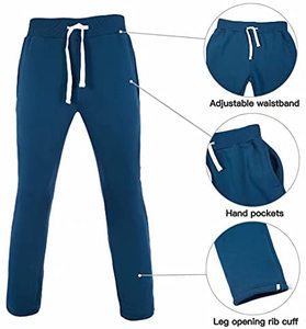 Urban Lounging ชุดวอร์มแบบมีฮู้ดสำหรับผู้ชาย,ชุดวอร์มเสื้อแบบสวมหนาเฮฟวี่เวทเชือกผูกสำหรับฤดูใบไม้ร่วง - Product Image 4