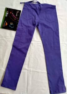 Purple Stretch Medical Scrub Set uniforme profesional de enfermería diseño personalizado y Logo - Product Image 2