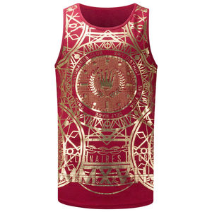 Camiseta sin Mangas Personalizada con Logotipo, Transpirable, 100% Algodón, para Hombre, para Gimnasio, Secado Rápido, con Aberturas en los Brazos - Product Image 1