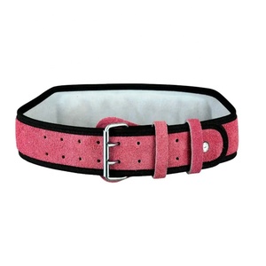 Venta caliente Custom Gym Power Lifting Belt 4 \ "Wide Suede Leather Equipo de fitness transpirable Venta al por mayor Equipo de levantamiento de pesas - Product Image 3