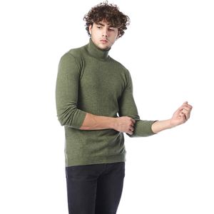 Jersey con logotipo personalizado bordado para hombre, Jersey de punto verde militar de alta calidad, nuevo producto, venta al por mayor - Product Image 2