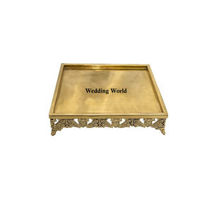 Soporte para Tartas de metal martillado, soporte para tartas hecho a mano de primera calidad, venta al por mayor, soporte para tartas de metal de diseñador - Product Image 2