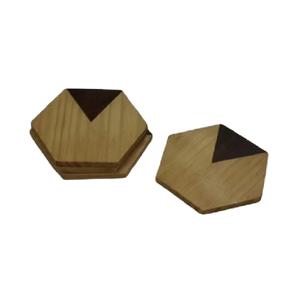 Ensemble de sous-verres en bois naturel en bois de manguier de haute qualité avec support OEM styles de marbre tapis et tampons accessoires pour la maison et la table - Product Image 5