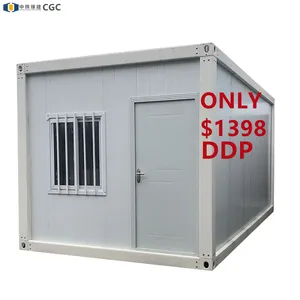 CGCH Low Price Commercial Quick Assembly 20 Ft Steady Real Estate Flat Pack Tiny House for Warehouse Office