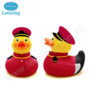 Promozione Speciale: Paperella di Gomma Gialla Personalizzata con Logo per Portiere d'Albergo, in PVC Plastico - Product Image 2