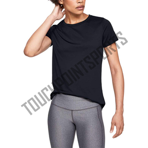 100% Cotton OEM Customized Logo Printed Blank T-shirts Wholesale Plain Women T Shirt - Product Image 1