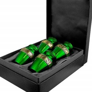 Leaf Print Green Color Enamel Finished Beautifully Hand Crafted <b>Mini</b> Keepsake Funeral <b>Urn</b> <b>for</b> Human <b>Ashes</b> Funeral Supplies - Product Image 6