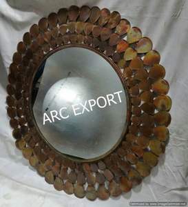 Espejo de pared de decoración de lujo moderno diseñador de decoración de la mejor calidad último mejor espejo antiguo para sala de estar - Product Image 4