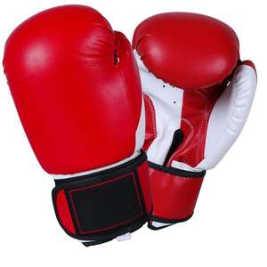 Gants de boxe en cuir vierge avec logo personnalisé, vente en gros - Product Image 4