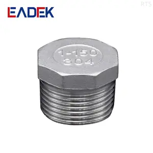 Фитинг для труб с шестигранной головкой, вилка с шестигранной головкой, переходник для адаптера из нержавеющей стали, Oem-дизайн, мужской шестигранный штекер, 3/4 Npt X женский - Product Image 1