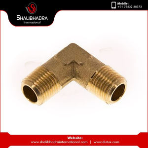 Raccord de tuyau coudé en laiton mâle de haute qualité fabriqué en Inde pour l'exportation - Product Image 2