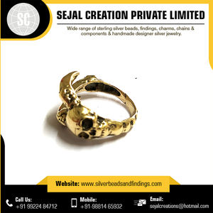 Anillos finos tribales de Plata de Ley 925 Joyería única de boda y Aniversario - Product Image 2