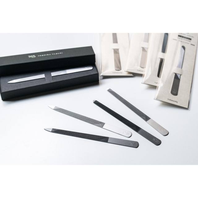 Big Seller Handmade Stainless Steel Nail Files Matte Black, Matte Silver YOSHIDA YASURI Nail File SHARP 150