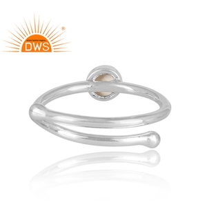 Bague en argent Sterling 925 et perles précieuses, anneau pour femmes, vente en gros, bijoux - Product Image 4