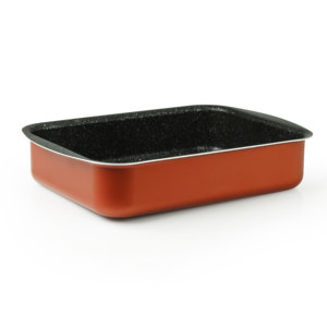 กระทะย่างเนื้อไม่ติดกระทะกระทะหินแกรนิตสีบรอนซ์เครื่องครัวทำจากโลหะทนทานเครื่องครัวอลูมิเนียมปลอดภัย - Product Image 1