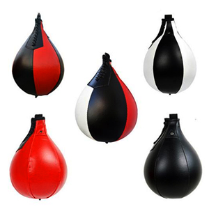 Boxing Speed Bag PU Leather Hanging Boxing Punching Ball Boxing Reflex Ball for MMA Training