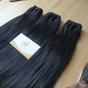 Super doubld drawn, bundle high quality Vietnamese vendor, hair to bleach very wel, sample order wholesale price