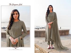 India-Pakistani Salwar Kameez Dupatta Set Diseñador Kurta Pant Summer Suit Design - Product Image 6