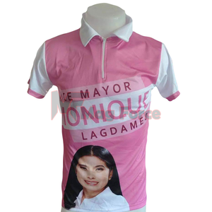 Camiseta Polo de impresión por sublimación de color liso Camisetas Polo hechas de poliéster de talla grande para hombre con logotipo personalizado - Product Image 3