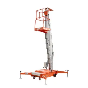 NIULI高品质单桅杆人升降台高空作业平台便携式人升降机