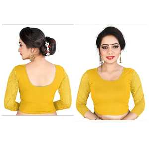 Fantaisie indienne femmes Designer broderie pierre travail imprimé prêt à porter Blouse fête porter prix de gros vêtement ethnique Alphanumero - Product Image 6