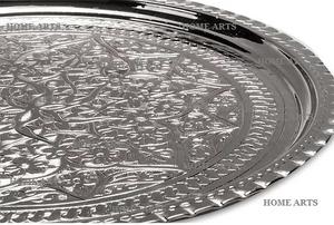 Vajilla de diseño en relieve Show Plate Aluminio de calidad superior debajo de las placas para uso en restaurantes y hoteles - Product Image 6