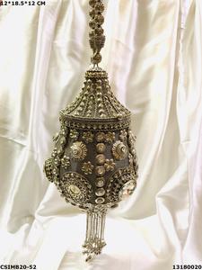 กระเป๋าคลัทช์โลหะสำหรับเจ้าสาวและงานแต่งงานสุดชิคกระเป๋าราตรีสำหรับโอกาสพิเศษ - Product Image 5