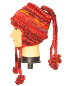 Перуанская шапочка-альпака ручной работы Hhс 0011 E