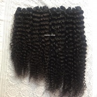 Offre Spéciale : Extensions de Cheveux Humains Bouclés Indiens Remy 100g, Double Trame Faite à la Machine pour Ondulations Profondes – Prix de Gros Disponible