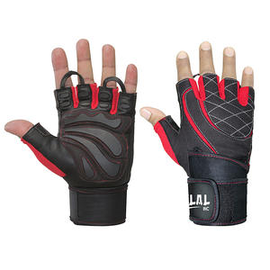 <b>Gloves</b> Weight <b>Lifting</b> Custom Ventilated Padded Weight <b>Lifting</b> <b>Gloves</b> Gym With Wrist - Product Image 5