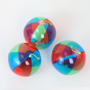 PVC Inflatable Beach <strong>Ball</strong> Luminous Racket <strong>Ball</strong> Children Toy <strong>Flashing</strong> <strong>Ball</strong> With Lanyard Hole - Product Image 3