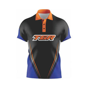 Polo de sport de sublimation Slim Fit de haute qualité Anti-rides nouveau design pour la course à pied Gym Fitness personnalisé Fitness tricoté - Product Image 3