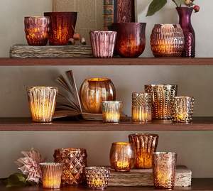 ที่วางแก้วปรอทแบบโบราณสำหรับตกแต่งบ้านสำหรับโอกาสคริสต์มาส - Product Image 1