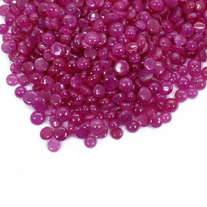 Piedra preciosa Natural de 3mm, cabujones redondos Johnson rubí 101,25 Cts (20,25 gramos), fabricación de joyas, gemas Ishu IG20845 - Product Image 2