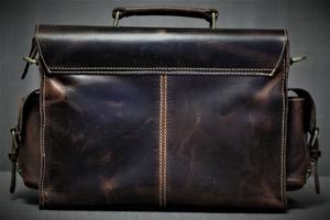 Sac à bandoulière en cuir véritable véritable de style vintage pour femmes SNR-0009 - Product Image 3