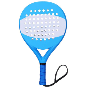 Raquette de padel en fibre de carbone personnalisée la mieux classée Raquette de tennis professionnelle en polyester de haute qualité CN - Product Image 2