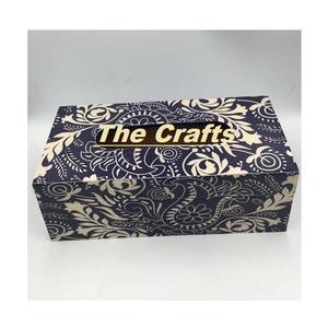 Porte-mouchoirs au design magnifique en bois et métal, boîte à mouchoirs pour la maison, l'hôtel et la restauration - Product Image 6