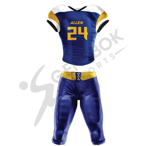 Uniforme de football américain de sublimation personnalisé respirant à séchage rapide maillot de football américain - Product Image 1