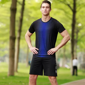 Camiseta de Manga Corta para Hombre, Cuello Redondo, Informal, Transpirable, 100% Algodón, con Estampado por Transferencia de Calor, Fabricada en Fábrica Profesional - Product Image 4