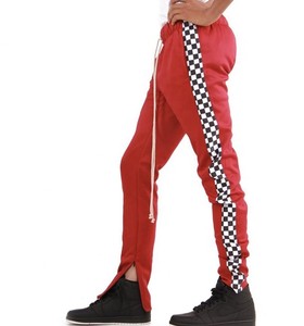 กางเกงวอร์มแบบมีซิปของผู้ชาย,กางเกงวอร์มทรงสลิมฟิตลำลองพร้อมโลโก้ของคุณเอง - Product Image 2