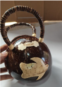 Wholesale Coconut Shell Bag Handmade Purse Beaded Bags Natural Material Eco Friendly Coconut Women <b>Handbag</b> 99GD - Product Image 3