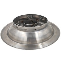 Diffuseur d'air circulaire en acier inoxydable pour plafond, diffuseur d'air rond pour conduits de ventilation
