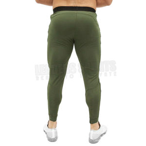 Pantalon de jogging en molleton léger pour homme, taille élastique, grande taille, logo OEM, chaud, respirant, séchage rapide, pour l'extérieur - Product Image 3