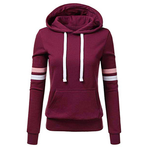 Sweat à capuche pour femmes 100% coton, bon marché, Design et logo personnalisés - Product Image 6