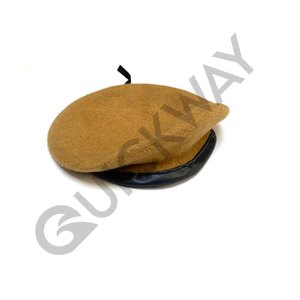 Gorros de boina de alta calidad para uniforme de ceremonia, boina de Color personalizada, boina de lana, 100% - Product Image 4
