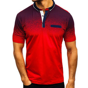 Polo de último diseño para hombre, camisa de trabajo con panel personalizado, bloque de color, precio barato, novedad - Product Image 6