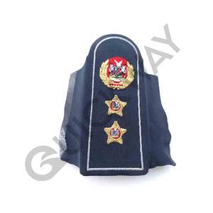 Épaulettes de rang personnalisées de haute qualité Chemises de cérémonie épaulettes uniformes de cérémonie couleur unie personnalisée meilleure vente - Product Image 5