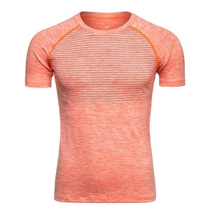 Camiseta transpirable para hombre, ropa para correr, gimnasio, servicio OEM, con bordado personalizado, nueva - Product Image 1